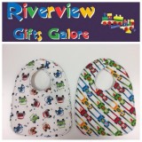 Reversible Bib - Cars